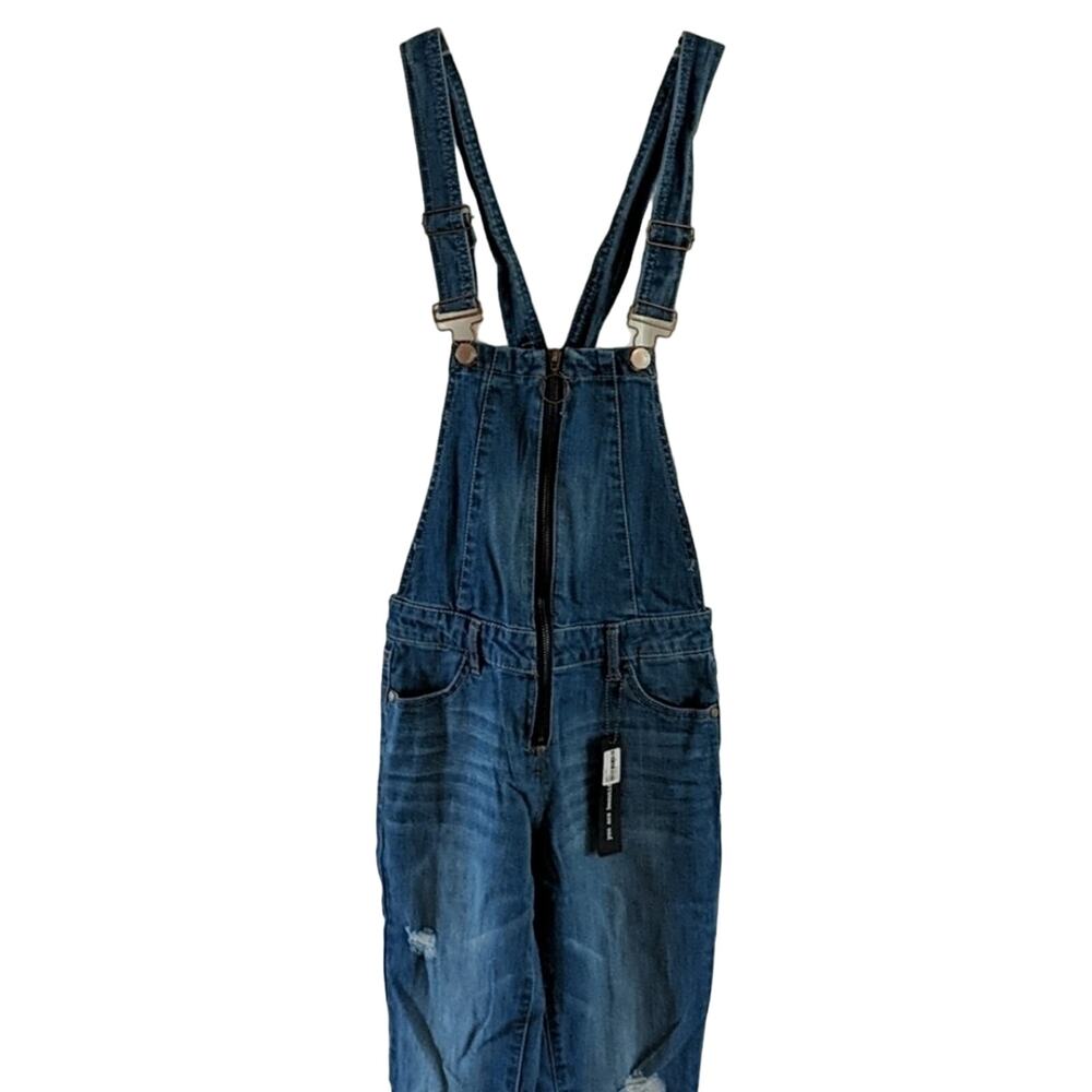 NWT Dollhouse Denim Overalls, size 1